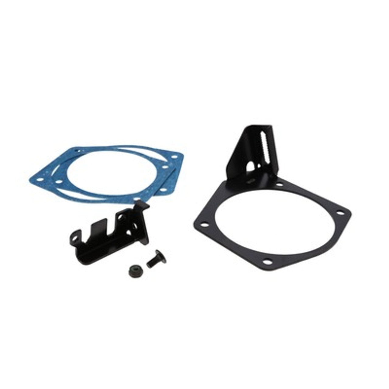 Top Street Performance LS Throttle Cable Steel Bracket (Black)