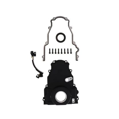 Top Street Performance Black LS Aluminum Timing Cover CPS Provision
