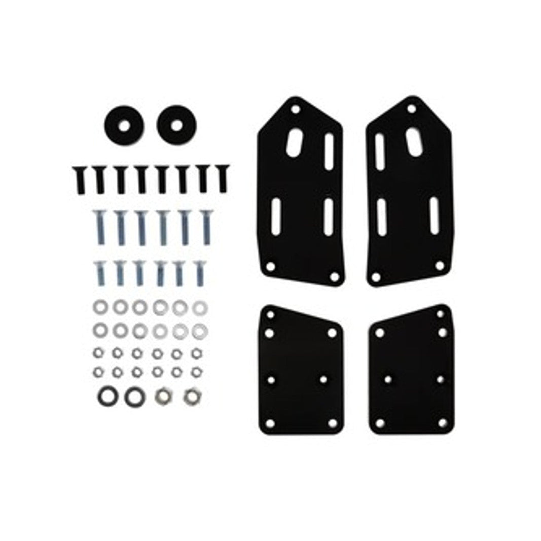 Top Street Performance LS to Foxbody Mustang Swap Adapter Plates (Black)