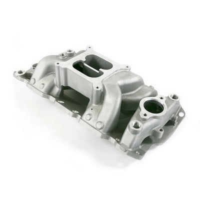 Top Street Performance 57-95 SBC Air Gap Intake Satin Dual Plane