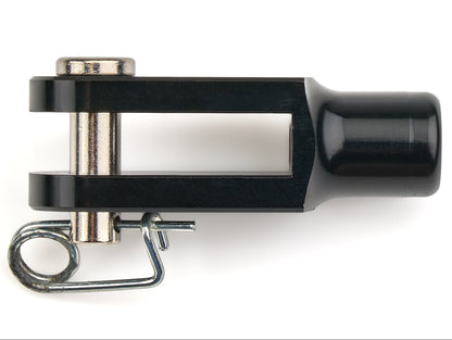 Triple X Champ Kart 1/4" Female Clevis Black | 8KT-CH-1663BLK