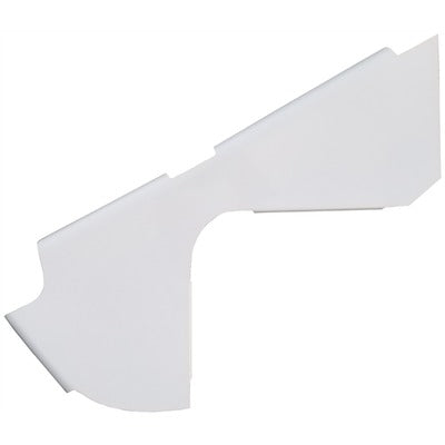 Triple X Sprint Car 5-Series Left Front Nose Panel, White