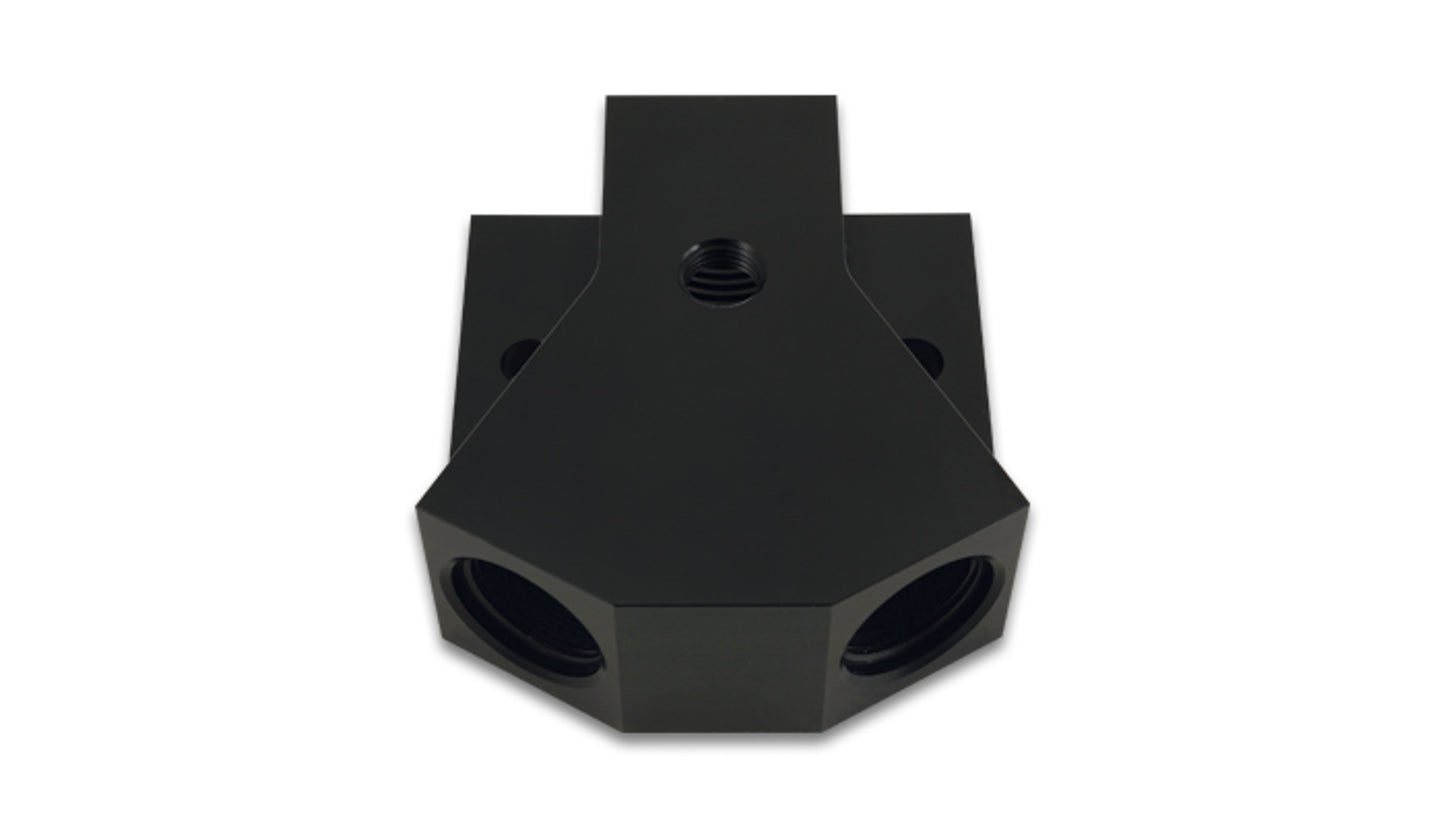 Vibrant Performance Fuel Distribution Block Y-Block, Female -10 AN 10894