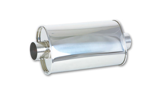 Vibrant Performance StreetPower Oval Muffler 2.5" Inlet/Outlet 1102