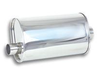 Vibrant Performance Oval Muffler 2-1/2" In 2-1/2" Out Offset C 1106