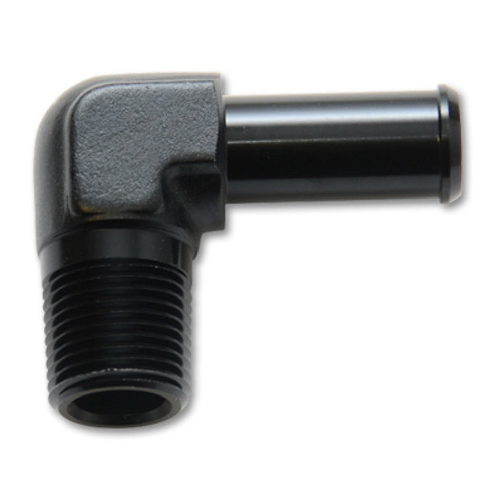 Vibrant Performance Male NPT to Hose Barb Adapter  90 Degree 11236