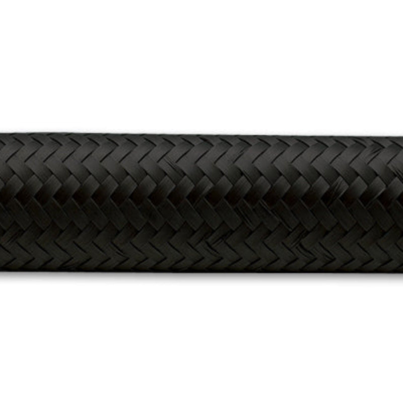 Vibrant Performance -10 Black Nylon Braided Flex Hose 10' Roll 11970