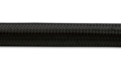 Vibrant Performance -10 Black Nylon Braided Flex Hose 10' Roll 11970