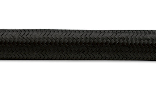 Vibrant Performance -12 Black Nylon Braid Flex Hose 10' Roll 11972