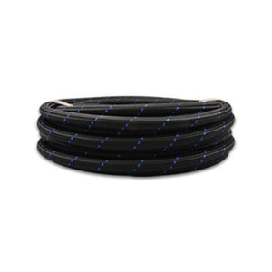 Black Blue Nylon Braided Flex Hose