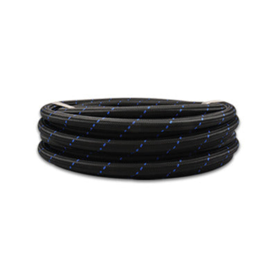 Black Blue Nylon Braided Flex Hose