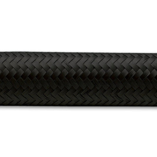 Vibrant Performance -10 Black Nylon Braided Flex Hose 20' Roll 11980