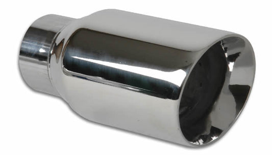 Vibrant Performance Stainless Steel Tip Double Wall Angle 3" Round  1209