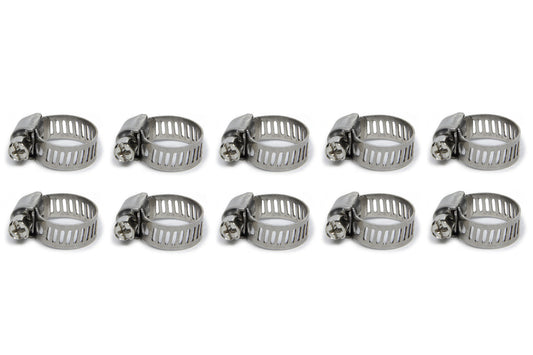 Vibrant Performance Worm Gear Hose Clamps .75" to 1.50" (10pk) 12152