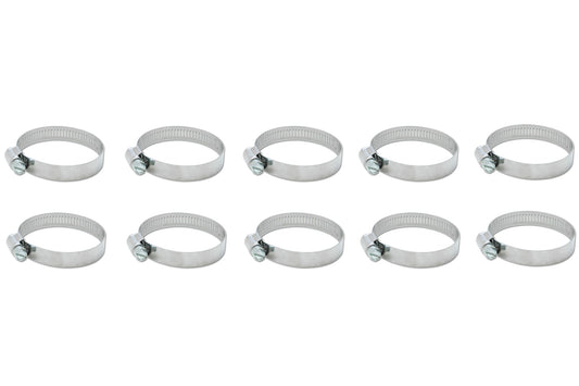 Vibrant Performance Worm Gear Hose Clamps 3.54" to 4.49" (10pk) 12156