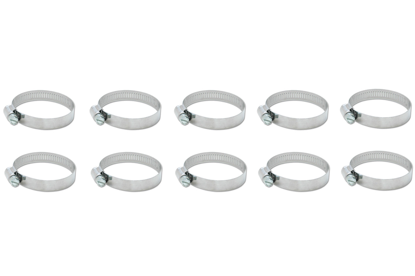 Vibrant Performance Worm Gear Hose Clamps 4.56" to 5.51" (10pk) 12158
