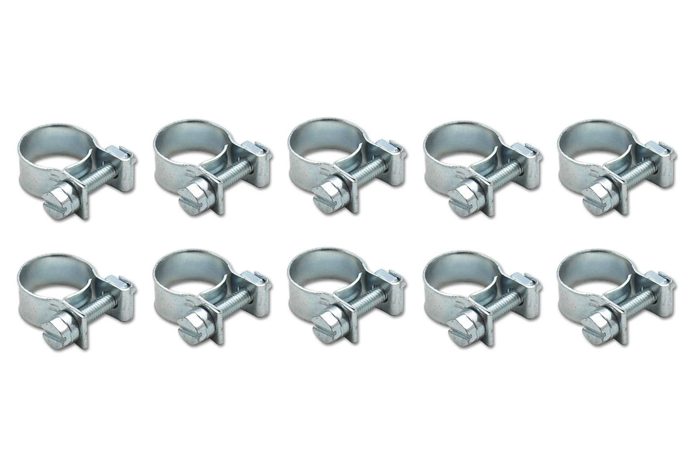 Vibrant Performance Fuel Injector Style Mini Hose Clamps 7mm-9mm (10pk) 12230