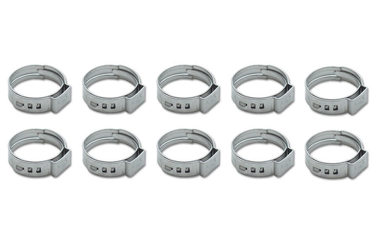 Vibrant Performance Stainless Steel Pinch Clamps 14.5-17.0mm (10pk) 12276