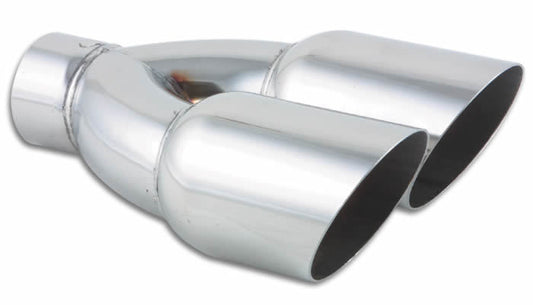 Vibrant Performance Dual 3.5" Round Stainless Steel Tips Single Wall 1333