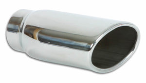 Vibrant Performance 4.5" x 3" Oval Stainless Steel Tip Single Wall 1406