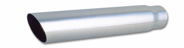Vibrant Performance Stainless Steel Exhaust Tip w/Slash Cut 2.5" 18" Long 1551