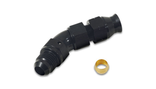 Vibrant Performance Fitting Tube Adapter 45-Degree -6AN Male to 5 16575