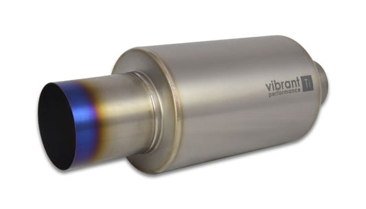 Vibrant Performance Muffler 3" In Straight Burnt Tip 17562