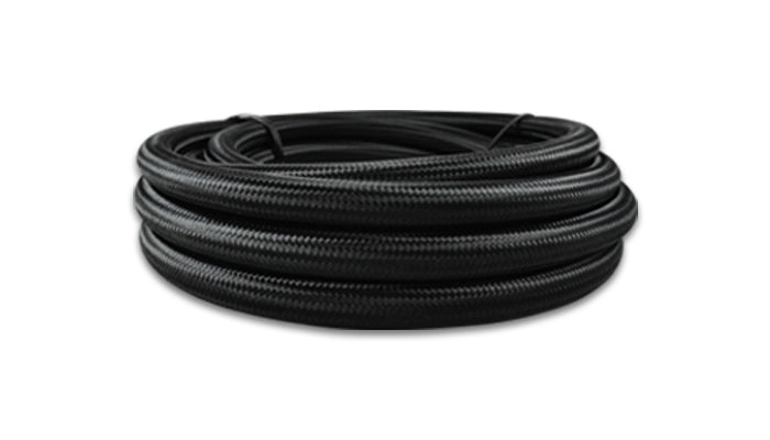 Vibrant Performance 10' Roll of Black Nylon Braided Flex Hose 18968