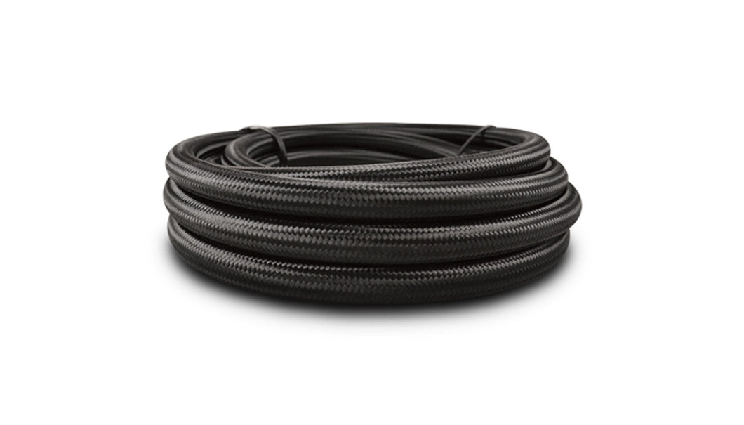 Vibrant Performance 20' Roll of Black Nylon Braided Flex Hose PTFE 18973