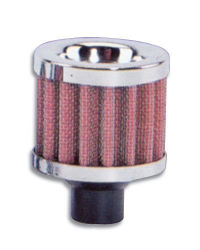 Vibrant Performance Crankcase Breather Filter w/Chrome Cap 5/8" 2166