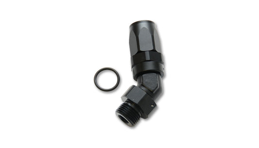 Vibrant Performance Male -12AN x 1-1/6-12 45-Degree Hose End Fitting 24411