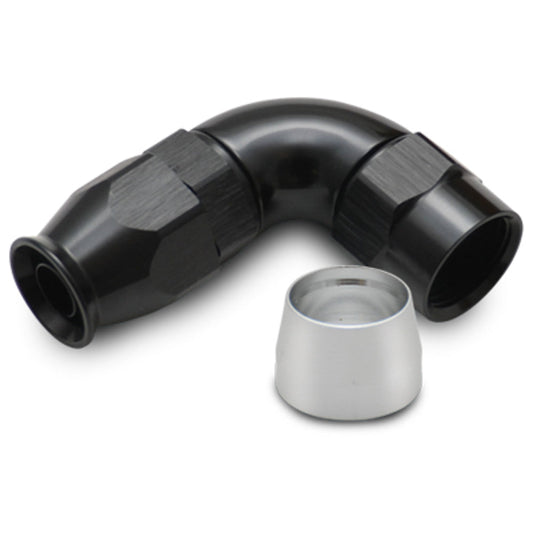 Vibrant Performance -12AN 90-Degree Hose End High Flow for PTFE Hose 28912