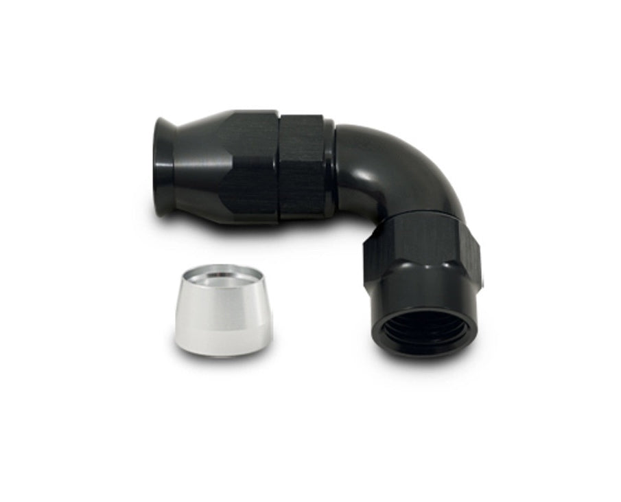 Vibrant Performance 90-Degree Hose Fitting for PTFE Lined Hose 28916