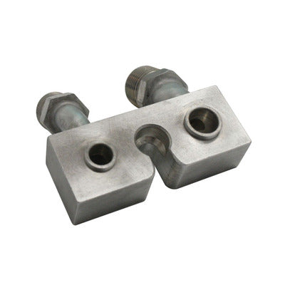 Vintage Air Ford Compresson Block Fitting 90degree -8 to -10 45018