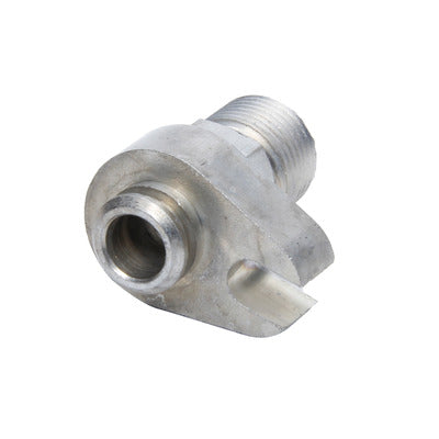 Vintage Air Chrome Hemi Compressor Block Fitting #10 Strait 45021