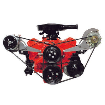 Vintage Air SBC Low Pro Air Conditioning Bracket Kit Drivers Side 15410-VCB