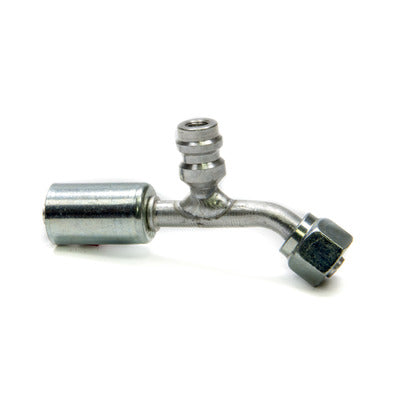 Vintage Air #6 45-Degree Beadlock O-Ring Fitting w/Port 35521-VUG