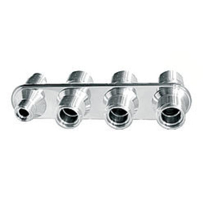 Vintage Air 4-Way In Line Bulkhead #6 & #10 O-Ring 386600-MBA