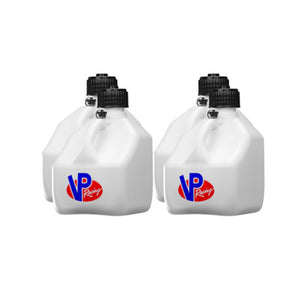 VP Racing Square Motorsports Container 4pk - 3-Gal (White)