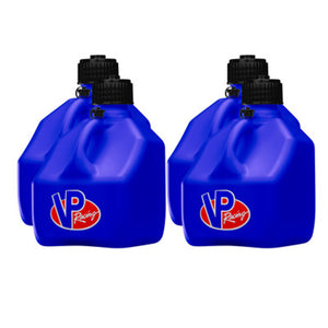 VP Racing Square Motorsports Container 4pk - 3-Gal (Blue)