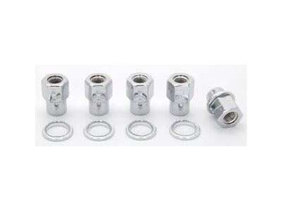 Weld Racing Lug Nuts w/Washers 7/16-20 Shank Open End 601-1454