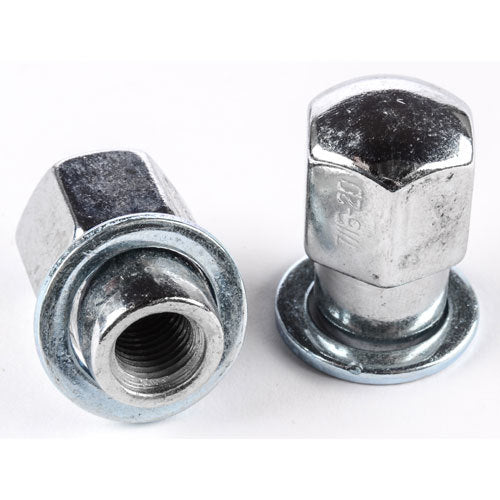 Weld Racing Lug Nuts 7/16" RH Close End w/Washers  (5pk) 601-1464