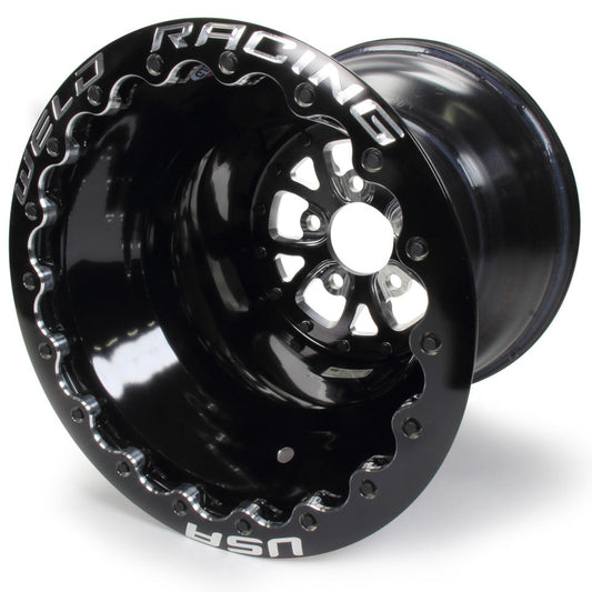 Weld Racing 16" x 16" V-Series Drag Wheel Black 5 x 4.75 5.0 BS 84B-616B280UB