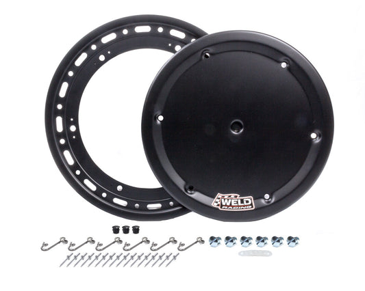 Weld Racing 15" 16-Hole Beadlock Ring w/6-Hole Cover P650B-5315-6