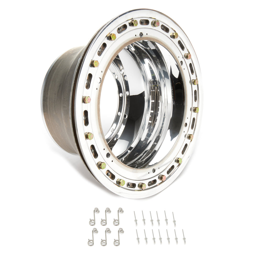 Weld Racing 15" x 8.25 Sprint Outer Rim Half Beadlock w/ 6-DZUZ P857-5844-6