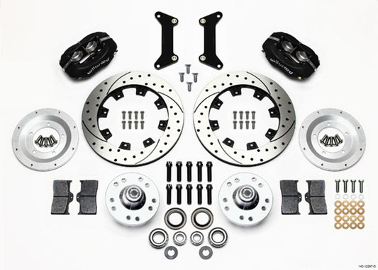 Wilwood Front Brake Kit 80-87 GM G-Body 4 Piston Caliper 140-12297-D