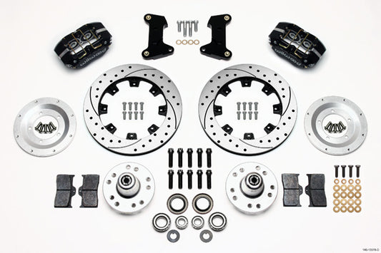 Wilwood Brake Kit Front Mustang II 12.19" Drilled 140-13378-D