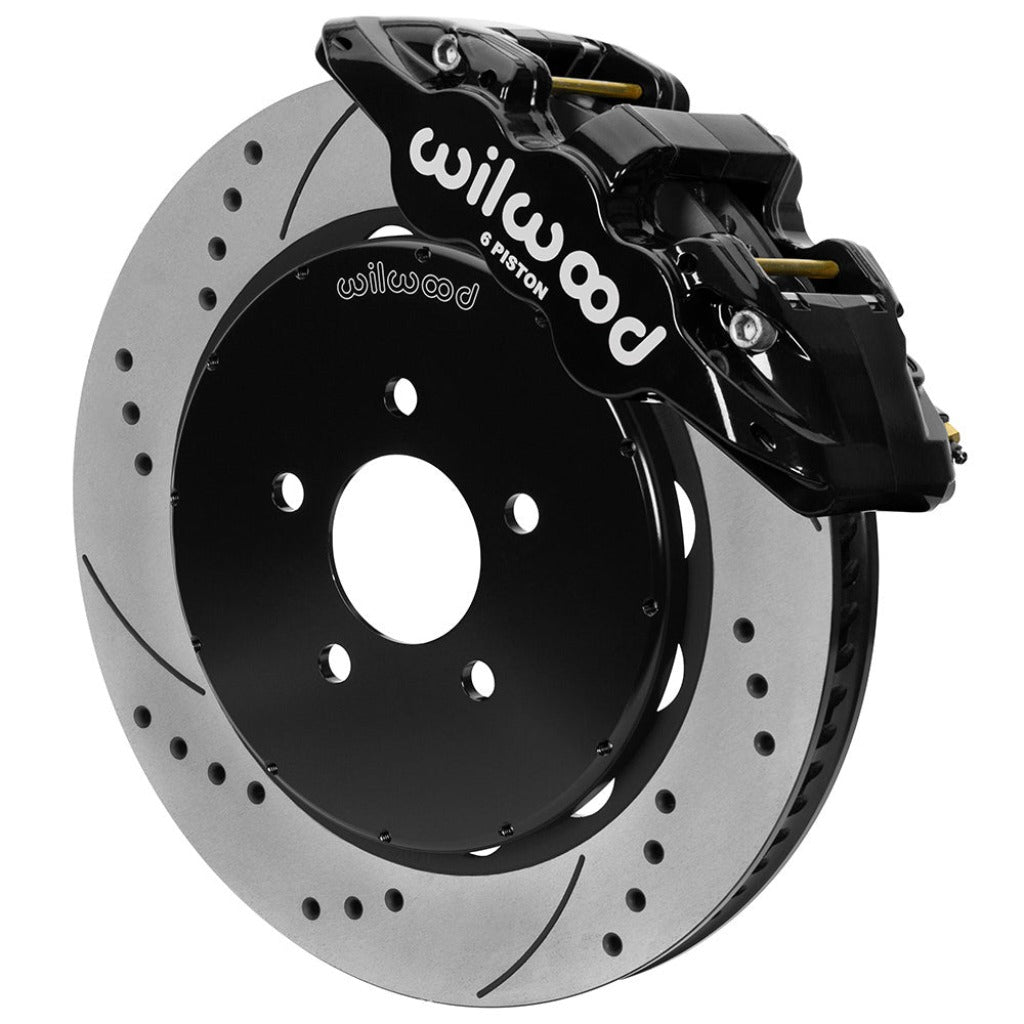 Wilwood Brake Kit Front 94-04 Mustang 5 Lug Aero 6 140-16403-D