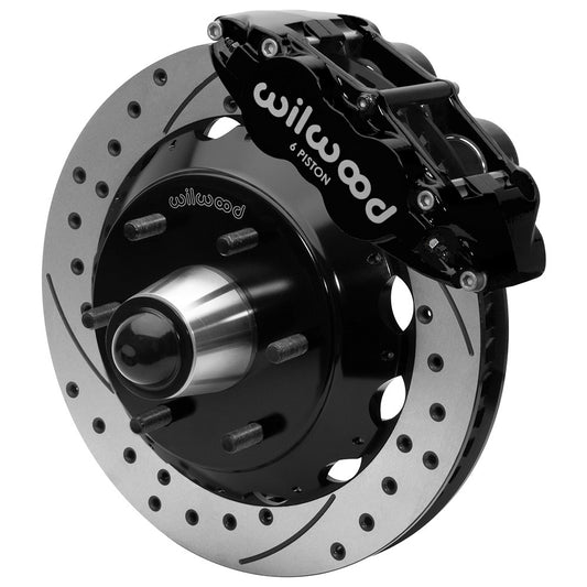 Wilwood Front Brake Kit C10 6Lug FNSL6R 13" Drilled Black 140-16457-D
