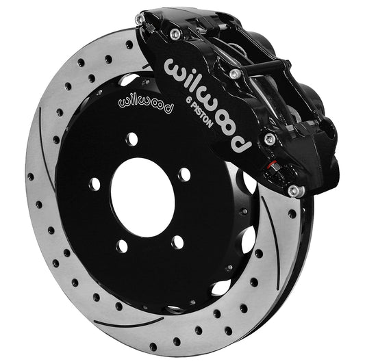 Wilwood Brake Kit Front Honda Civic 13+ Drilled Black 140-16847-D